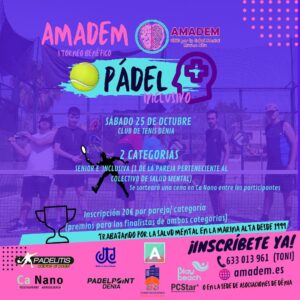 I Torneo Solidario de Pádel - AMADEM